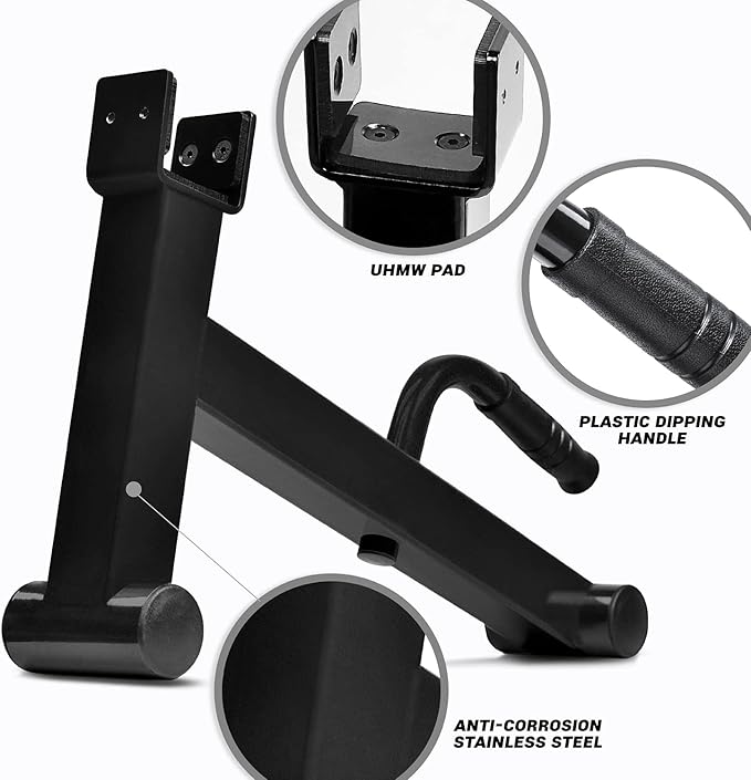 Yes4All Deadlift Jack/Barbell Stand – Holds 600lb Barbell Plates for Deadlift Exercise, Squat Wedge for Squat/Weight Training