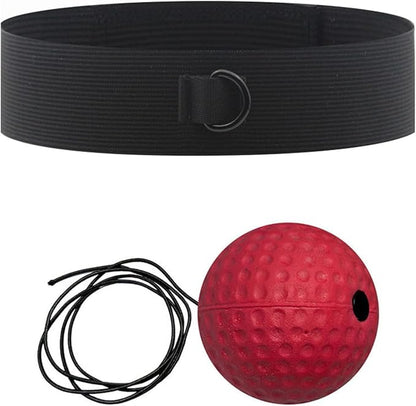 Boxing Reflex Ball with Adjustable Headbands,MMA Training Equipment,Punching Ball,Perfect for Fight Reaction,Hand Eye Coordination,Punching Speed,Agility,for Adults and Kids