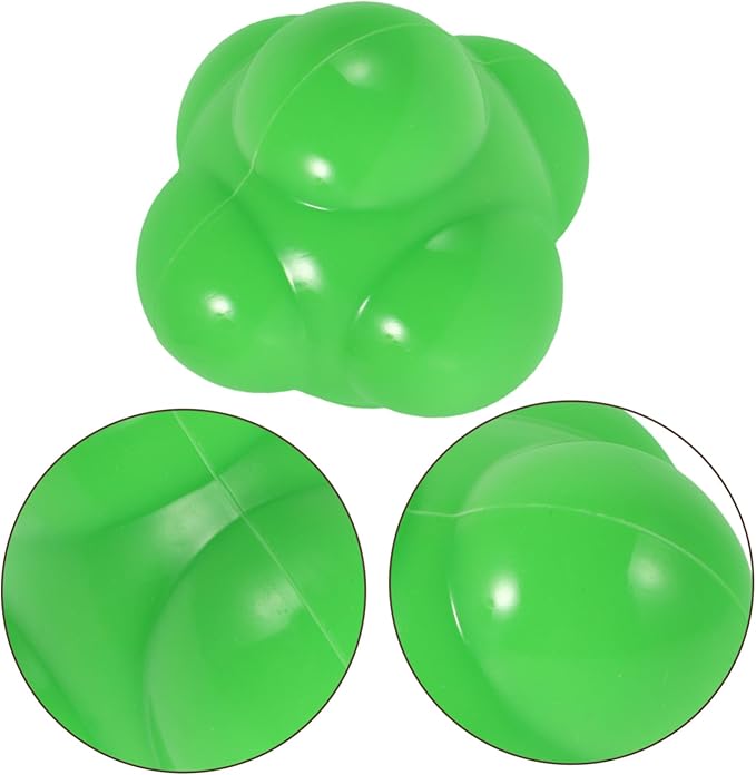 Happyyami Silicone Agility for Fitness Training Speed Coordination and Reaction Skills Portable Hexagonal Shape for Hand-Eye Coordination Drills and Bouncy Design