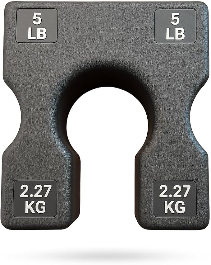 2.5 LB and 5 LB Weight Stack Add On – Weight Stack Adapter Plate for Home Gym & Exercise Machines, Add Resistance to Weight Stack, Incremental Weight Adjustments for Improved Strength Training Results