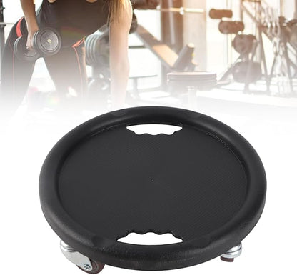 Pssopp Sliding Disc, Slip Proof Core Slider with 4 Rollers for Ab, Durable Workout Tool for Home Gym and Office Use