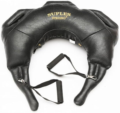 Suples Bulgarian Bag Strong Model (Genuine Leather) - The Original Bulgarian Bag Creator - Fitness Bag, Crossfit, Wrestling, Functional Training Bag, Sandbag, Powerbag, Training Bag.