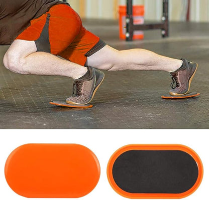 Core Sliders for Abs & Full Body Workout | 2 - Pack EVA & ABS Slide Discs | Home Exercise Equipment for Hard & Soft Floors | Includes Storage Covers