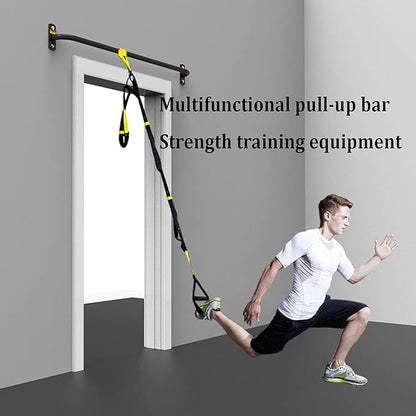 Wall-Mounted Fitness Horizontal Bar, Home Gym Pull-up Bar, Easy to Install, Indoor and Outdoor Strength Training Poles, 3 Sizes (70cm)