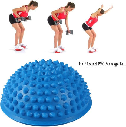 Hedgehog Balance Pods, Foot Massage Half Ball Balance Pods Spiky for Kids Adults Sports, Foot Massage, Stability Training