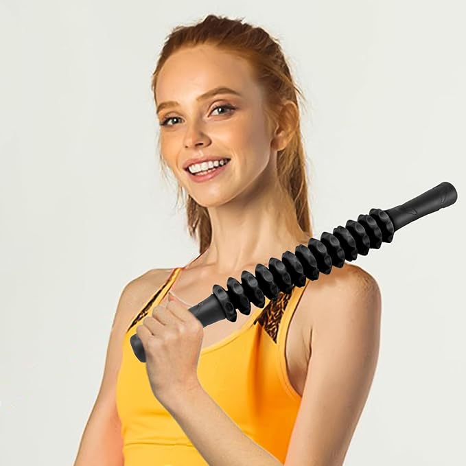 ZanLLW Muscle Roller Stick, Deep Tissue Massage Stick for Athletes, Therapy Muscle Stick for Runners, Lipo Stick for Relief Muscle Soreness, Fascia, Trigger Points, Help Calf, Leg, Back Recovery