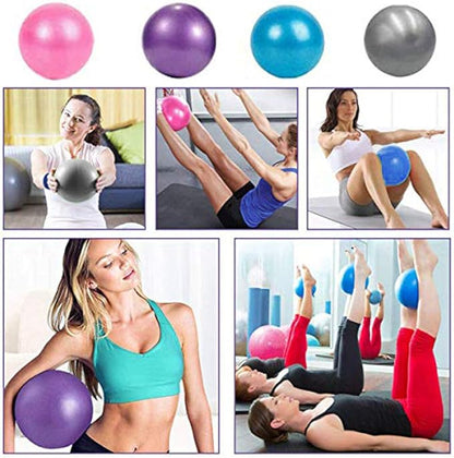 Small Pilates Balls - 9 Inch Exercise Ball Physical Therapy for Between Knees for Rehab, Barre, Core, Stability & Yoga