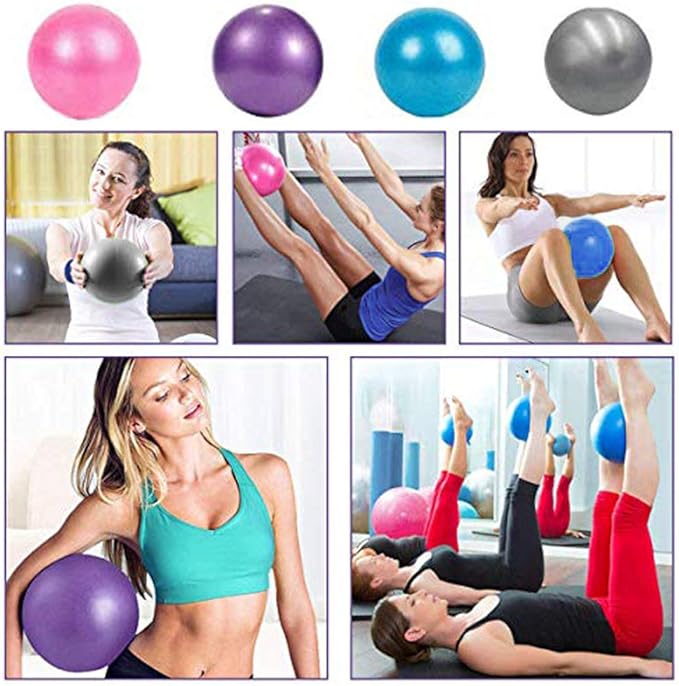 Small Pilates Balls - 9 Inch Exercise Ball Physical Therapy for Between Knees for Rehab, Barre, Core, Stability & Yoga