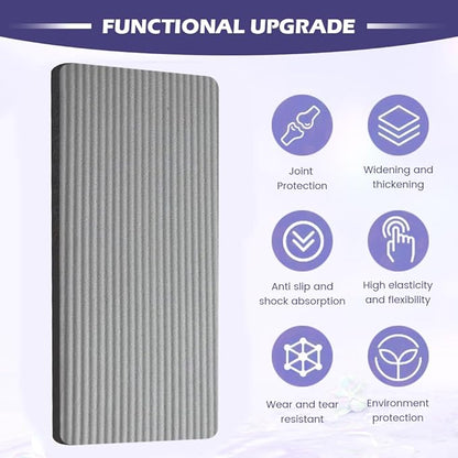 Yoga Knee Pad, Exercise Fitness Yoga Knee Pad Cushion, Foam Floor Pilates Non-Slip Cushions Wrist Elbow Pad Sports Mat for Pilates, Pray, Exercises