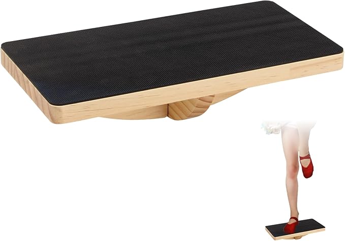 Cheer Balance Trainer, Wooden Cheer Flyer Stand, Cheer Stand for Cheerleading Flyer Balance, Cheer Flyer Stand Balance and Flexibility Trainer for Flexibility Core Strength (For Experienced Person)
