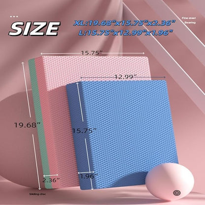 Exercise Balance Pad – Non-slip Cushioned Foam Mat & Knee Pad for Fitness and Stability Training,yoga,physical Therapy (xl:19.68"x15.75"x2.36" & L:15.75"x12.99"x1.96")