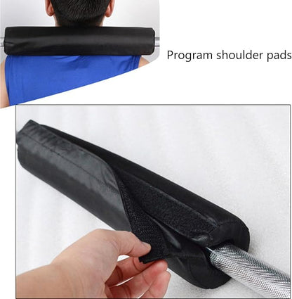 Barbell Squat Pad Neck & Shoulder Protective Adjustable Barbell Hip Thrust, Great for Squats, Lunges, Hip Thrusts, Weight Lifting, Black