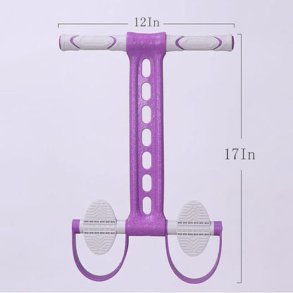 Pedal Resistance Band, Multifunction Tension Rope Workout Equipment, Sit-up Exercise at Home Gym Natural Latex Tension Rope Fitness Equipment, for Abdomen/Arm/Leg Stretching Slimming Training