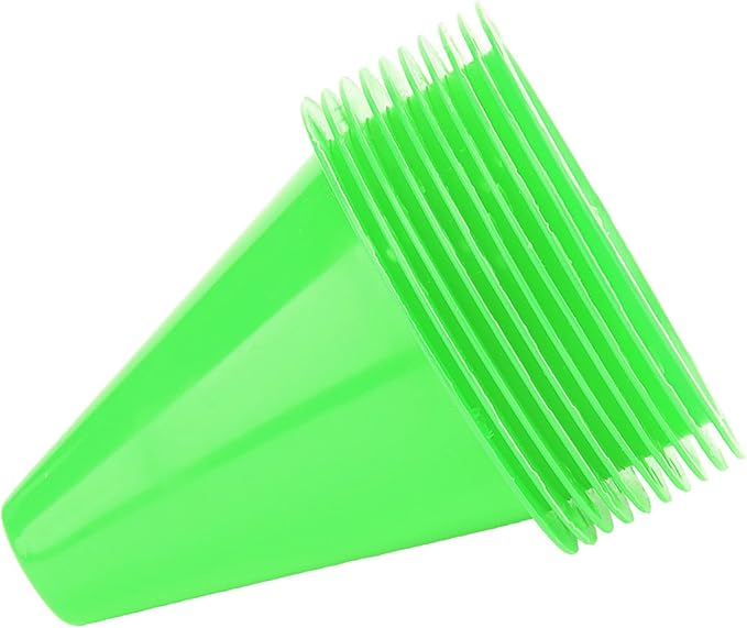 10-Pack Football Training Cones, Bracket Accessories, Obstacle Marking Set