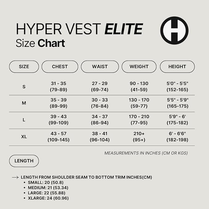 Hyperwear HyperVest ELITE Adjustable Weighted Vest for Women and Men — Thin Steel Weights, Stretch CORDURA Fabric — Weight Vest for Walking, Running, Strength Training
