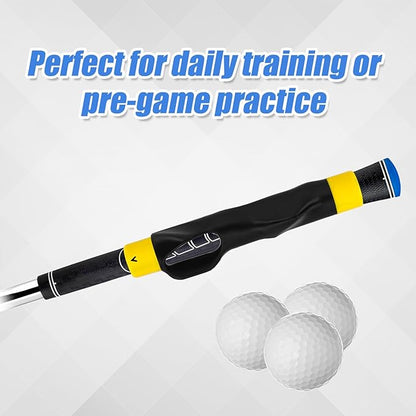 Golf Club Grip Trainer, Right Hand Lightweight Swing Trainer Golf Training Aid with Anti-Slip Wrist Support Accessories for Correct Hand Position & Grasp