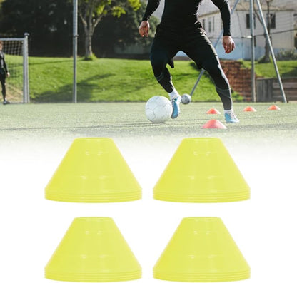 Tissting 20PCS Soccer Mini Disc Cones Set, Football Training Markers PE Sports Training Disc Cone Set for Sports Training, Football, Basketball, Skating, Outdoor Games