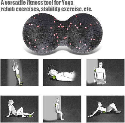 Epp Yoga Foam, Set Point Body Muscle Stress Foam Speckled Peanut,Foam Roller Massage Ball Roller for Back Relief Tool (06) (Camouflage)