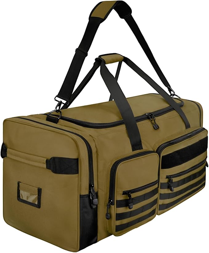 Goloni 130L Heavy Duty Large Duffle Equipment Bag,Catchers Gear Bag with Shoe Compartment,Baseball Duffle Bag