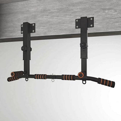 BDL Wall Mounted Pull Up Bar Chin Up bar Multifunctional Dip Station for Indoor Home Gym Workout, Power Tower Set Training Equipment Fitness Dip Stand Supports to 440 Lbs