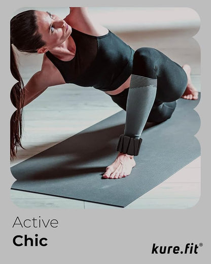 Pilates Weight | Wrist & Ankle Weights for Women | Weighted Bangles | 1LB/ 2LB Each (Set of 2)