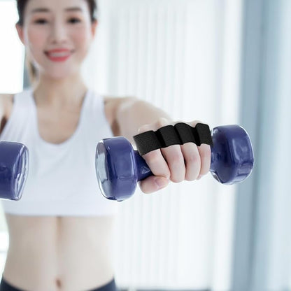 Luxshiny Weightlifting Gloves for Men Non-Slip Palm Protector Fingerless Gym Hand Grips with Wrist Support for Fitness Training and Pull Ups