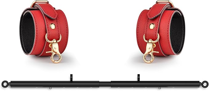 Heavy Duty Stainless Steel Expandable Spreader Bar with 2pcs PU Adjustable Straps, Sports Aid Training Fitness Gear Pilates Aid Kit,Home Indoor Sports Yoga Set