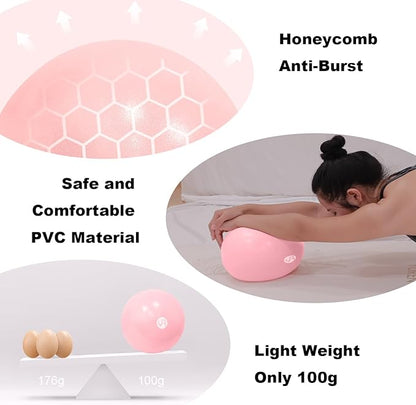 Exercise Ball for Workouts, Anti-Burst and Slip Resistant Yoga Ball for Gym Fitness and Physical Therapy
