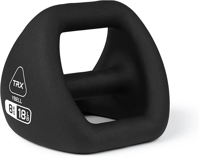 TRX YBell Neo Series 3-in-1 Kettlebell, Dumbbell and Push Up Bar Workout Equipment | Commercial Grade Neoprene Coated Surface | Perfect for Strength Training & Conditioning Workouts