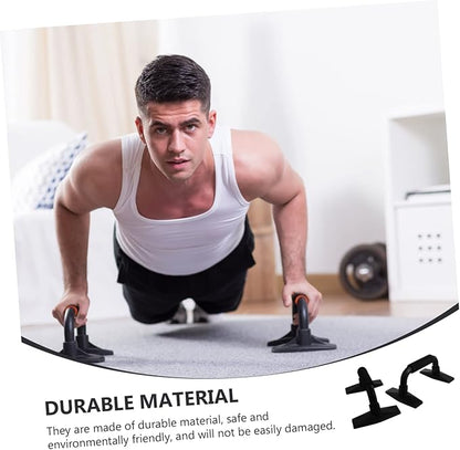 BESPORTBLE 2pcs Portable Gym Push-up Bar Home Exercise Accessories Fitness Supplies Reasonable Design