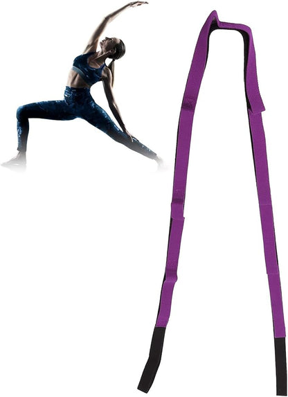 Stretch Strap Yoga Stretching Band MultiLoop Fitness Equipment for Yoga Pilates Muscle Stretching Physical Workouts Durable Tight Weaving Technology Unbreakable Design for Men