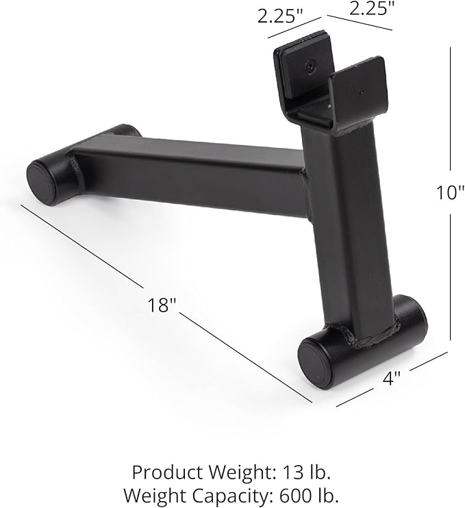 Titan Fitness Mini Deadlift Barbell Jack Stand, 600 LB Capacity, Elevated Lift for Easy Loading and Unloading Barbell Weight Plates, Weight Training, Deadlift Exercises, Powerlifting, Home Gym