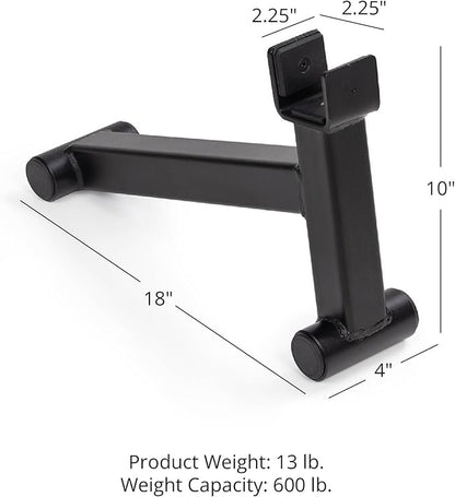 Titan Fitness Mini Deadlift Barbell Jack Stand, 600 LB Capacity, Elevated Lift for Easy Loading and Unloading Barbell Weight Plates, Weight Training, Deadlift Exercises, Powerlifting, Home Gym