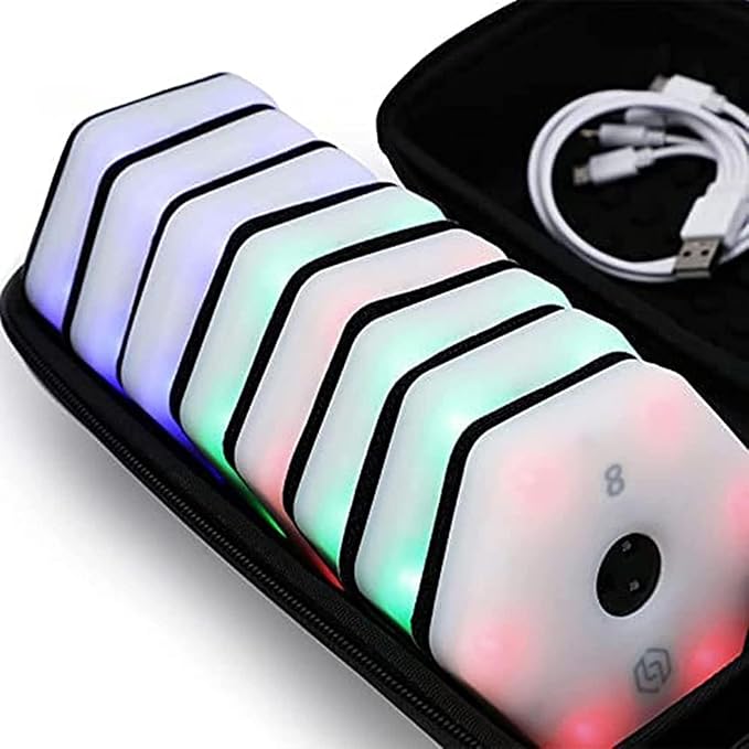 TsoLay Training Speed Agility Training Lights, Smart APP Control Gym Fitness Sports Training Reaction Lights with 6 Light Colors and 270 Degree Wide Angle, Exercises Accessories Lights for All Ages