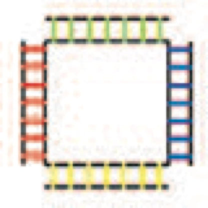 Champion Sports Sectioned Agility Ladder Set, Red/Yellow/Blue/Green, 6.5" x 16" Wide