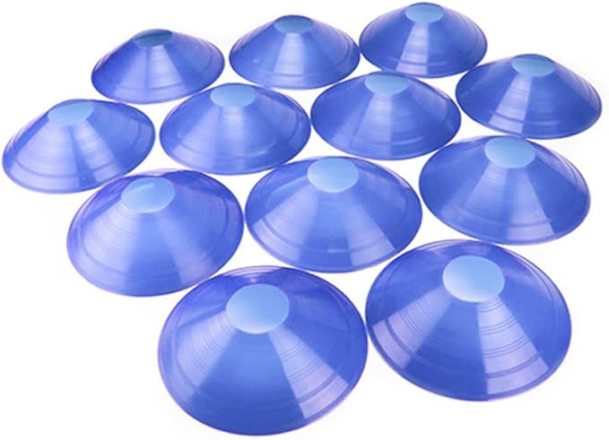 Crown Sporting Goods Set of 12 Soft Plastic Field Disc Cones