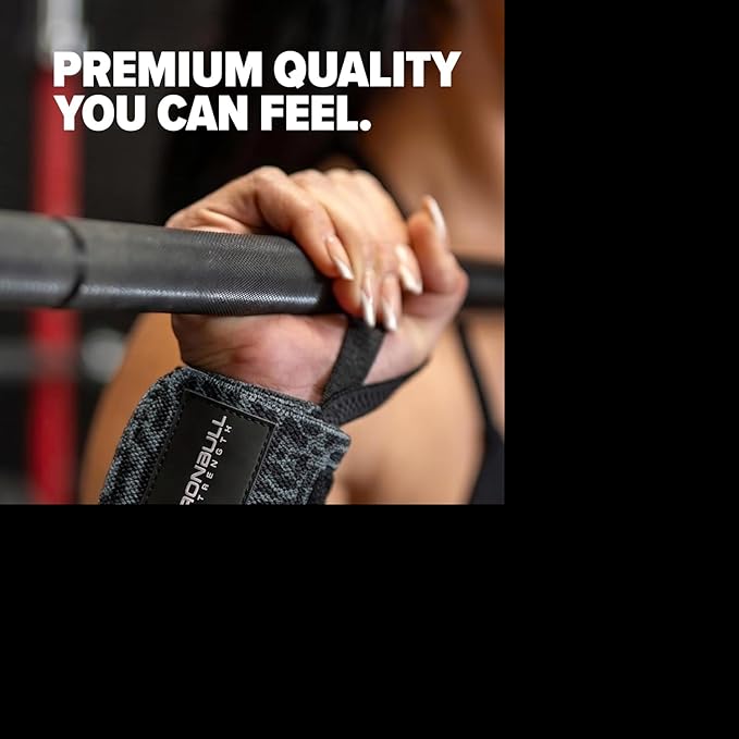 Wrist Wraps for Weightlifting (USPA & IPL Approved) - 18” Premium Quality Wrist Straps for Weightlifting - Weight Lifting Wrist Wraps with Thumb Loop - Best Gym Wrist Wraps for Lifting Weights, Curls & Dips - Lifting Wrist Wraps for Bench, Powerlifting...