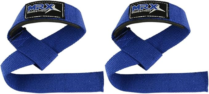 MRX Weight Lifting Bar Strap for Gym Workout Training Bodybuilding Deadlift Padded Straps Men/Women
