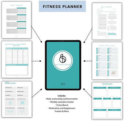 Resistance Bands w/Carrying Bag, Workout Book & Fitness Planner for Working Out-Heavy Duty Strength Training Bands Set w/ 5 Resistance Levels-Stretch Bands for Physical Therapy