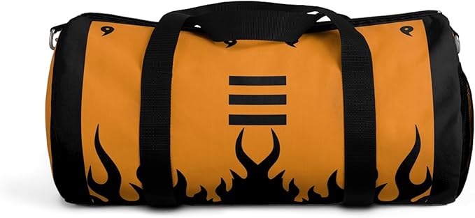 Anime Gym Bag for Women Men - Large Capacity Waterproof Workout Fitness Travel Sports Bags Fashion Street Camping ExpandaCLe Carry On Duffle Bag For Couple (Yellow Nne Tails) PTY