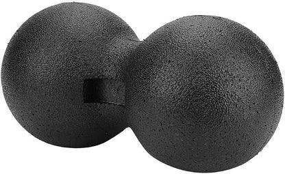 Foam Roller, Deep Tissue Yoga Roller with Massage Ball, Muscle Trigger Point Tool for Stress Relief and Recovery (24x12cm Double Ball)