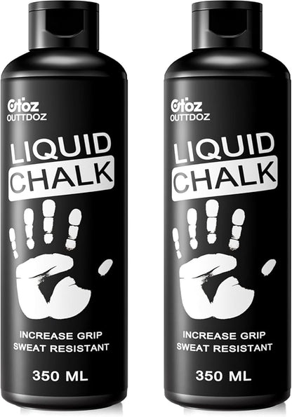Pro Grade Liquid Chalk Mess-Free Gym Chalk for Weightlifting, Gymnastics, Rock Climbing, Dancing, Dries in Seconds| 12 oz, 12 oz + 2 oz