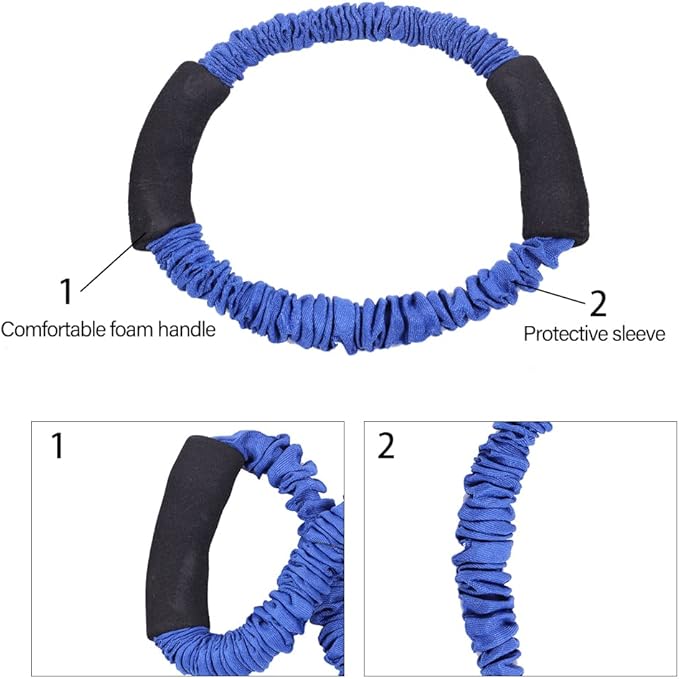 SOPOGER Archery Bow Trainer Rubber Stretch Bands 25-45 Lbs Draw Strength Training Device Aids Release Trainer Exerciser Workout Resistance Practice Equipment for Archery Bow Accessories