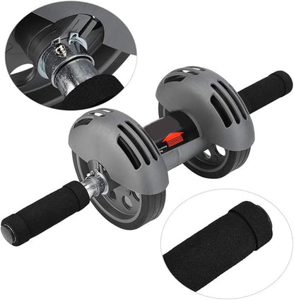 Abdominal Exercise Roller Wheel Ab Core Training Roller Ab Roller Workout Tool Double Wheel Fitness Roller for Boys Girls Gym Exercise