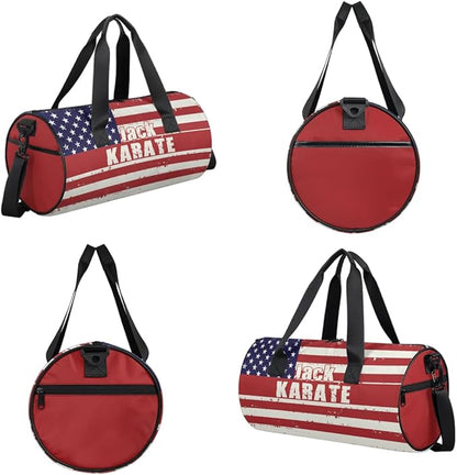 Personalized-Martial-Arts-Gear-Bag for Karate Teakwondo, Custom Jiujitsu Bag for Boys, Karate Teakwondo Bag for Gear Waterproof Lightweight Large USA