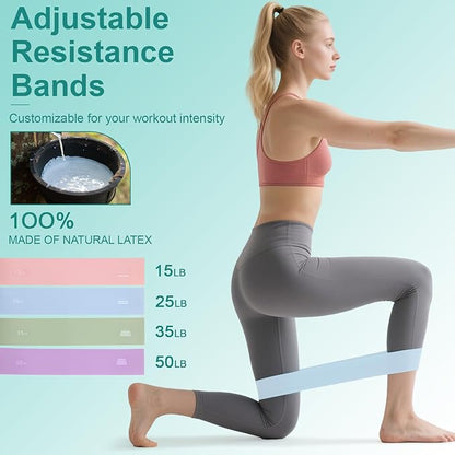 Pilates Essentials Kit-Home Pilates kit for Women with Pilates Ring and Ball,5 Resistance Bands for Beginners-Train Muscles, Flexibility & Core Strength