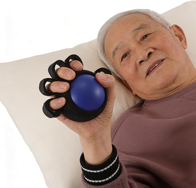 Rehab Exerciser Hand Squeeze Ball, Grip Strength Trainer, Effective Forearm Strengthener Exercisers for Hand and Finger Exercise