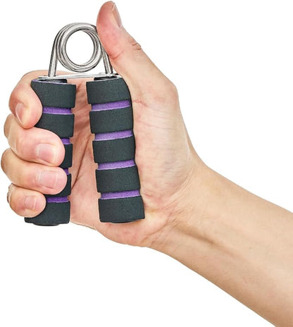 Pro Impact Heavy Duty Hand Grip Strengthener – 2 Pack Hand Exerciser for Men & Women – Adjustable Resistance Hand Gripper for Finger, Wrist, Forearm Workout – Soft Foam Non-Slip Grip