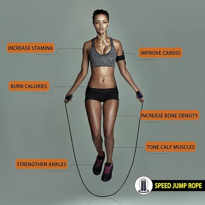 Speed Agility Training Set, Includes 1 Agility Ladder, 4 Steel Stakes, 1 Sports Headband,1 Jump Rope, 10 Disc Cones and Gym Carry Bag - Speed Training Equipment for Soccer Football Basketball