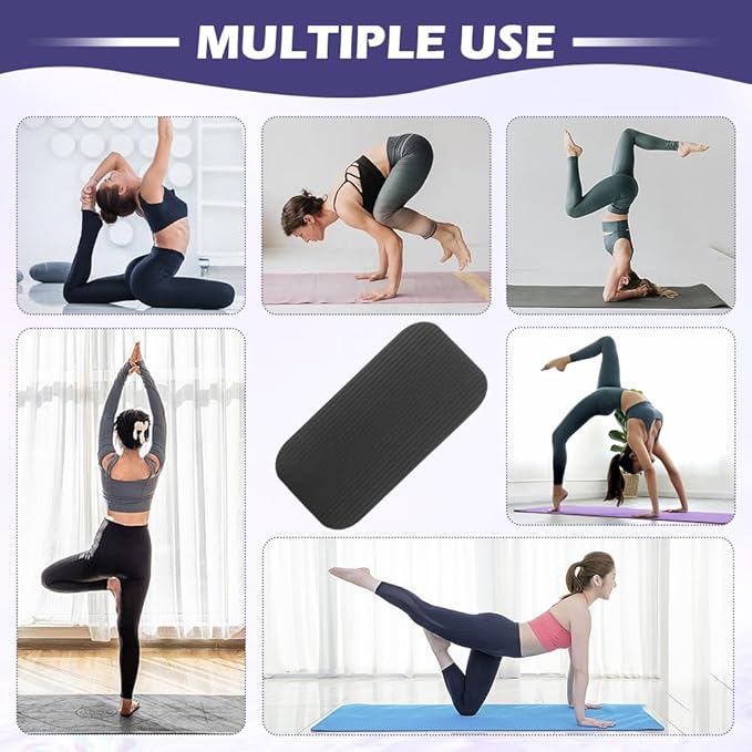 Yoga Knee Pad, Exercise Fitness Yoga Knee Pad Cushion, Foam Floor Pilates Non-Slip Cushions Wrist Elbow Pad Sports Mat for Pilates, Pray, Exercises